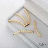 Серебряная изогнутая трубка, браслет ручной работы, ожерелье, аксессуар, аксессуары, 14 карат