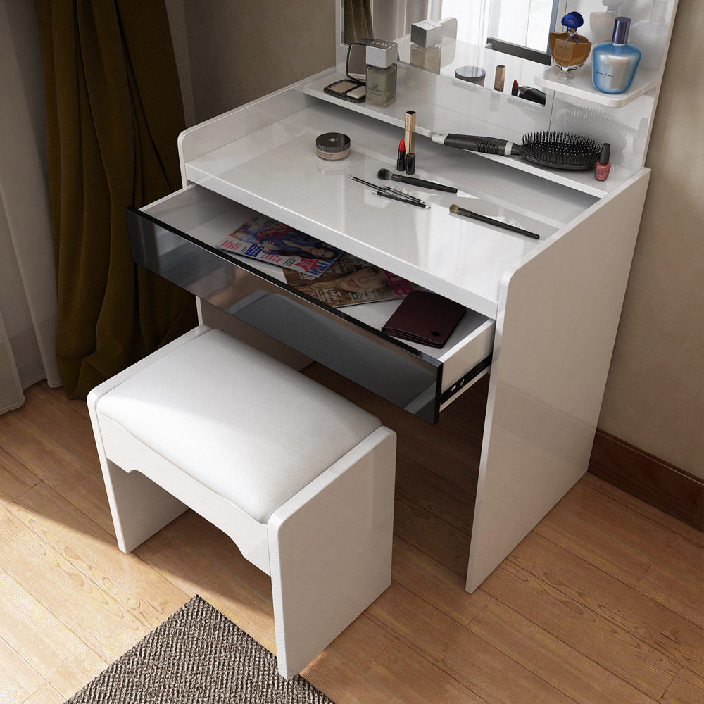 [USD 283.57] Modern simple plate paint dressing table dressing table