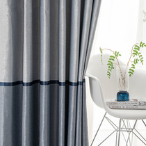 Nordic simple 2020 new full shading sunshade sunscreen insulation living room bedroom balcony bay window curtain fabric