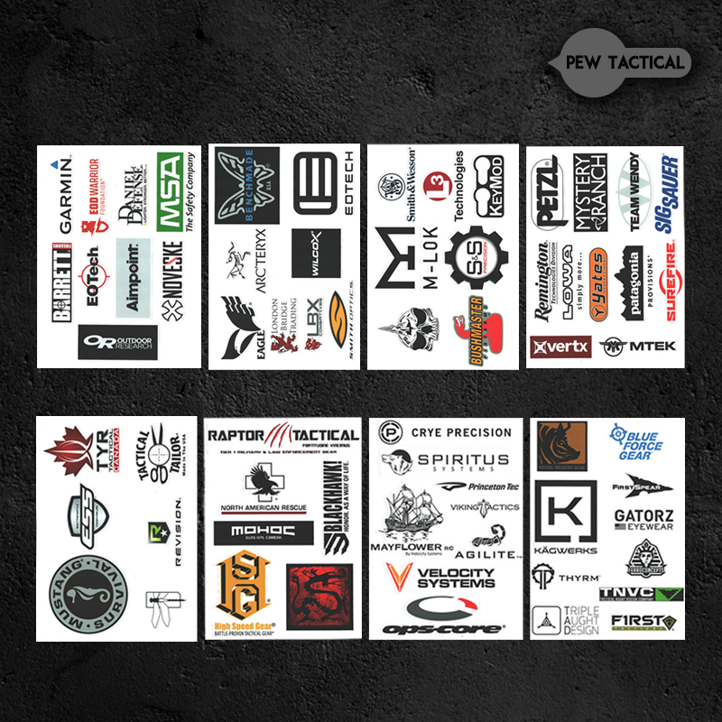 Military Equipment Brands LOGO Combined Waterproof Car Sticker Fridge Suitcase Notebook Military Sticker-Taobao