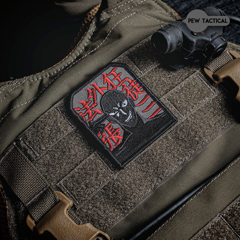 AK27 PEWTAC Extra-Legal Apprentice Zhang Three Black Film Man Magic Badge Personality Arm Badge Morale Sticker