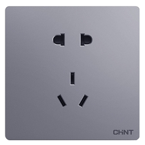 Chint 86 type concealed silver gray three-open multi-control two-open dual control one-open multi-control three-control mid-way switch panel