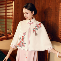 Cheongsam Joker Shawl Jacket Small Jacket 2021 Spring Dress Chinese Style Fashion Outer Tine Jacket