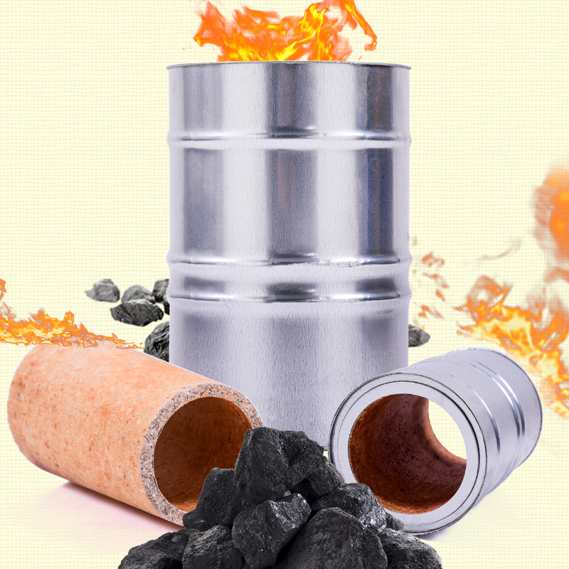 New Firewood Stove Coal Liner Heating Stove Accessories Honeycomb Charcoal Core Firewood Coal Dual-use Thickened Steel Biliary Air Return Furnace Firewood