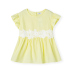 Balla Balla Trẻ em Mặc bé gái Áo sơ mi tay ngắn Áo sơ mi trẻ em Big Boy 2019 Mới mùa hè Xu hướng cotton lỏng lẻo - Áo sơ mi áo sơ mi bé trai Áo sơ mi