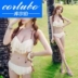 CORTUBO Hàn Quốc mới ren crochet bikini ngực nhỏ ngực lớn thép tấm tập hợp bikini mỏng bơi - Bikinis