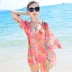 CORTUBObikin ngực nhỏ thu thập kiểu váy quần thép tấm chia bikini áo tắm ba mảnh nữ nhiệt độ - Bikinis Bikinis