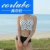 Áo tắm nữ gợi cảm của CORTUBO Thời trang mới gợi cảm với khung thép bikini tam giác áo tắm 16124 - Bikinis bikini gợi cảm Bikinis