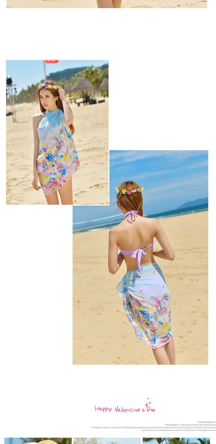 CORTUBO áo tắm mới của phụ nữ bikini bikini ba mảnh kích thước tụ tập BIKINI tấm màn du lịch mùa xuân nóng bỏng bãi biển - Bikinis ao boi nu