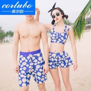 CORTUBO cặp đôi gợi cảm thời trang ngọt ngào lãng mạn nữ bikini bikini boxer ba mảnh phù hợp với quần đi biển 1603 - Bikinis