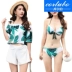 CORTUBO Hàn Quốc nhỏ nước hoa bikini ba mảnh chia tay võ sĩ quyền anh bảo thủ ngực nhỏ tụ tập để ngâm mình trong suối nước nóng - Bikinis