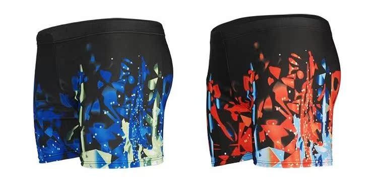 Quần bơi nam CORTUBO quần bơi nam khô nhanh quần boxer quần quần ngã ba thời trang thủy triều in cá tính 100 - Nam bơi đầm đồ bơi trẻ em nam