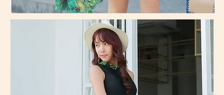CORTUBO kỳ nghỉ mạng che váy dài bikini ba mảnh ngực nhỏ thu thập bảo thủ mỏng góc phẳng bơi bơi - Bikinis bộ đồ tắm biển nữ