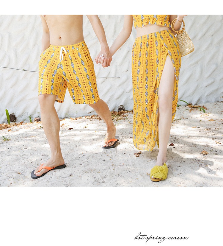 Bộ đồ bơi đôi nữ CORTUBO ba hoặc bốn bộ đồ 2018 mới bảo thủ áo tắm bốn mảnh đồ bơi mùa xuân nóng bỏng - Vài đồ bơi 	đồ đôi gia đình đi biển