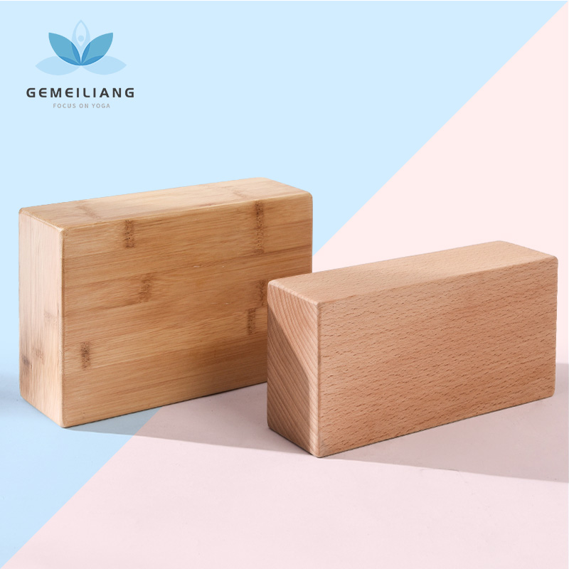Solid Wood Yoga Brick Yoga Wood Brick and wood Coach Recommended Yoga Pavilion dedicated wooden fitness brick