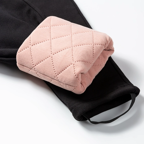 Шерстяные утепленные демисезонные кашемировые черные удерживающие тепло модные штаны для беременных