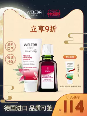 Germany weledda willede shrub toothpaste mouthwash combination pregnant women original imported gum swelling and pain during pregnancy