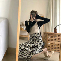 2020 Autumn new womens suit temperament goddess Fan BAO WEN skirt French retro Hepburn skirt suit