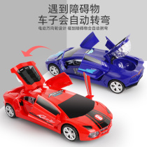  Electric dance deformation rotating universal police car boy toy shaking sound with the same child child girl car