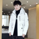 Men's Cotton-Padded Jacket for Winter 2025, Korean Style, Trendy, Thick, Loose, Warm, Hooded down Cotton Coat, Stylish Men's Outerwear
