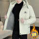 Winter Hooded Fleece Parka Men's Workwear Thickened Warm Cotton Jacket Trendy Casual Windbreaker Cotton Coat