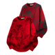 Red Round-Neck Sweater for Men, Autumn and Winter 2025 New Style, Loose Casual Thickened Warm Base Knitwear
