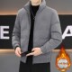 Men's short winter down jacket, Korean version, slim and handsome, stand-up collar, thickened warm clothes, cold-proof, light and tide jacket