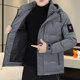 Winter new down jacket men's 2023 hooded warm and light short style trendy brand handsome men's casual versatile jacket