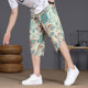 Casual Men's Summer Ice Silk Thin Breathable Sports Shorts, Stylish Youth Straight-Leg Pants