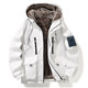 Winter Coat for Men, Fleece-Lined and Thickened, Trendy Brand Jacket, Men's Hooded Loose-Fitting Warm Cotton-Padded Jacket, Youth Parka
