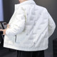 Thickened warm down jacket for men in winter 2026 new short stand collar jacket trendy brand Korean version handsome white duck down trendy