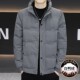 Winter New Style Stand-Up Collar down Jacket for Men, Thickened, Warm, Casual, High-End, Stylish, White Duck Down, Cold-Proof Coat