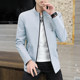 Men's Trendy Spring and Autumn Jacket 2025 New Fashion Versatile Stand-Up Collar Casual Jacket Cool Men's Top