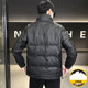 Winter stand collar down jacket for men 2025 new white duck down short trendy loose thickened warm winter jacket