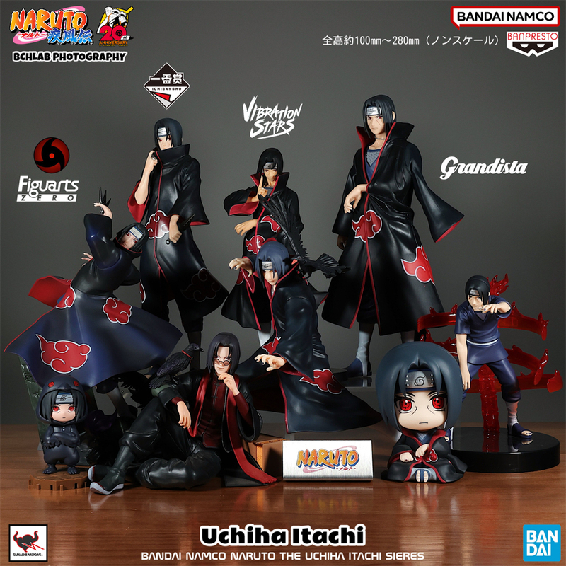 Authentic Bandai Eyewear Factory Ichiban Kuji Naruto Uchiha Itachi Figure Collection Model Display Gift