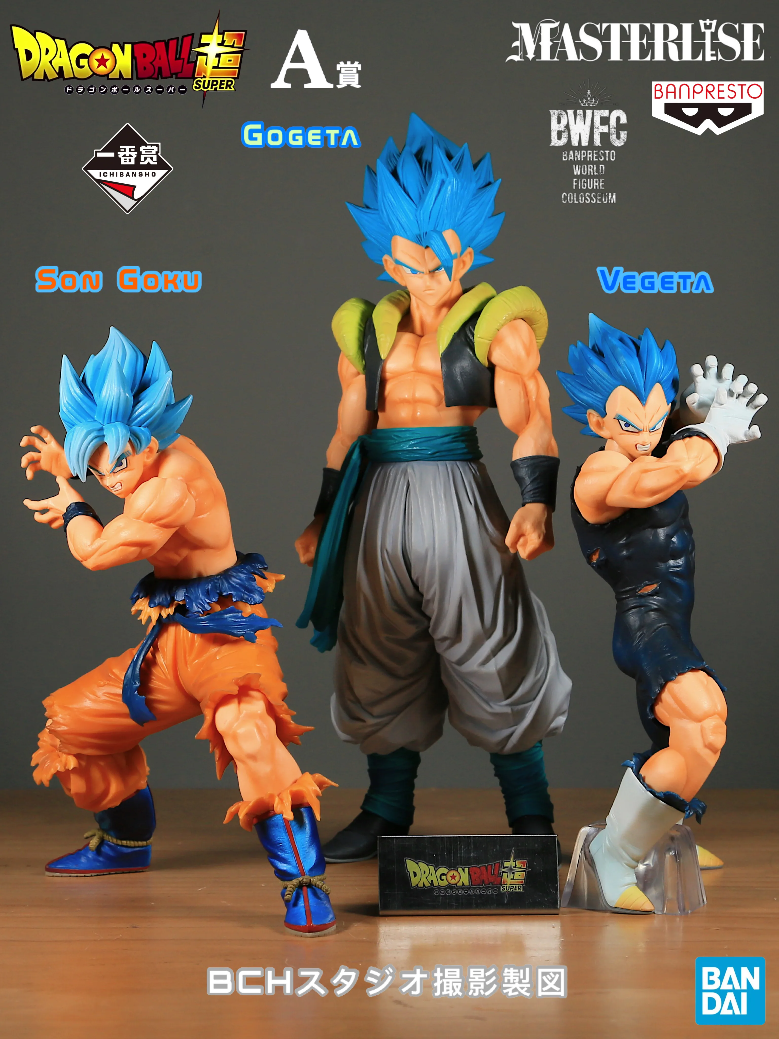 Фигура Ichibanshou Super Blue Сон Гоку, дуэль Фигура БТС Вегета, Dragon Ball анимационная фигура Bandai, Bandai Ichibanshou A Prize Collection, набор Super Blue Гоку и Вегета
