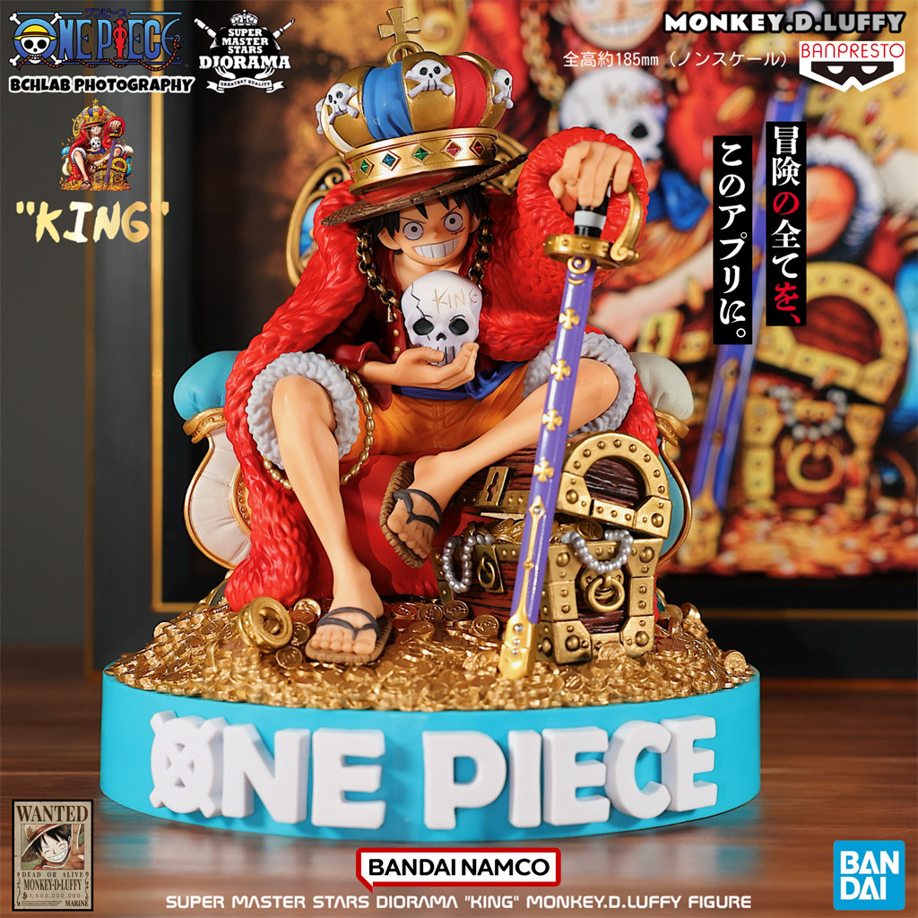 Японский аутентичный Бандай One Piece SMSD Тронная корона Луффи Лимитированная серия Модель ручной работы Украшение Подарок мужчине