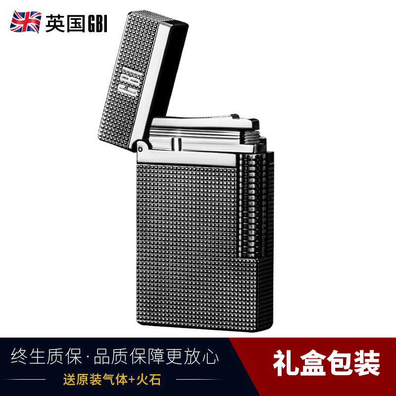 UK GBI Lang lighter men Business upscale inflatable pure copper steel soundside pulley to send boyfriend