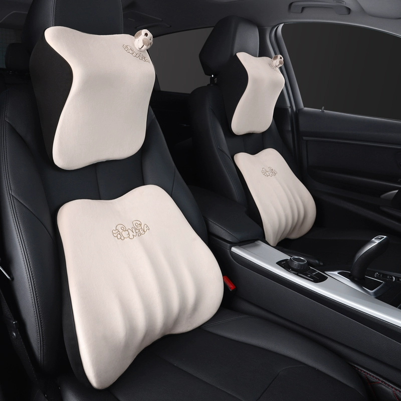 Love Car House Car Tựa cổ Gối tựa Ghế Gối Memory Foam Lót lưng Gối Một Cặp Đồ Dùng Cho Xe Bốn Mùa - Ô tô nội thất Accesseries