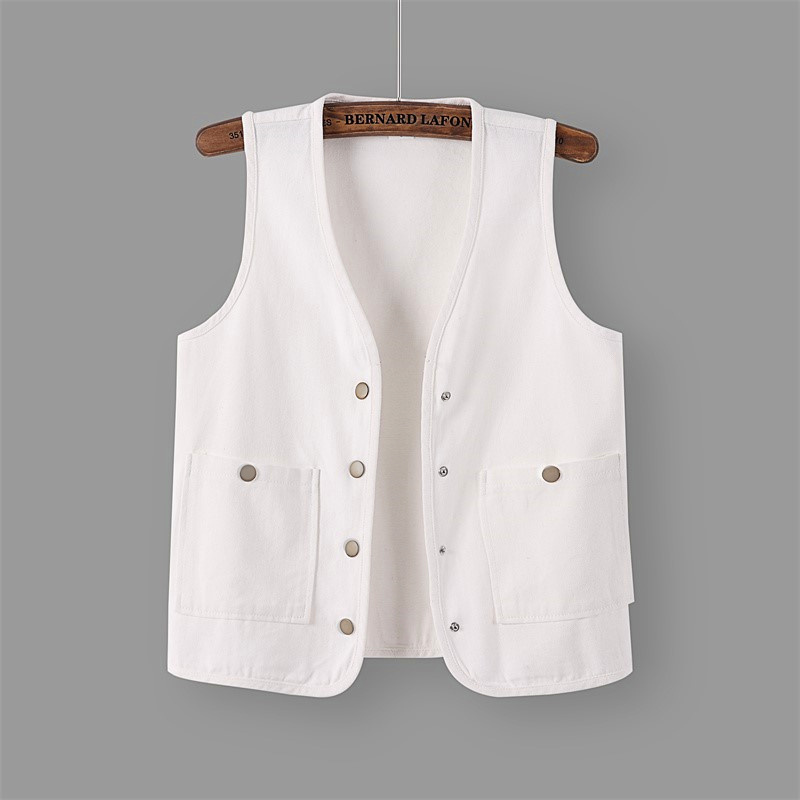 Denim Vest for Women, New Summer Style, Loose Fit, Plus Size, Fashionable Vest, Summer and Autumn Women's Jacket