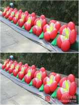 Inflatable flower string gas mold opening decoration supplies Inflatable flower gas mold wedding burst flowering string road guide