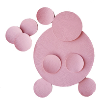 Valley Lepstick Sofa Leather Trim patch Material Handmade Fine Art Art with back rubber surface