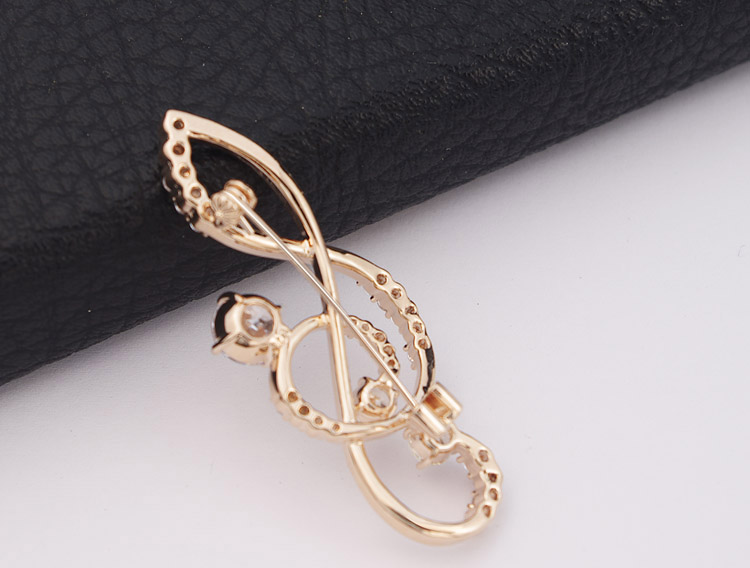Joker ghi chú trâm cài phụ nữ Hàn Quốc micro-dát zircon bầu không khí sang trọng đơn giản ghim cài áo sơ mi nam