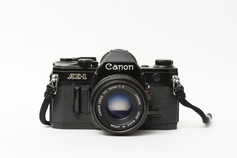 Canon Ae1 Minolta Srt101 Film Slr Silver Salt Collaboration Is a