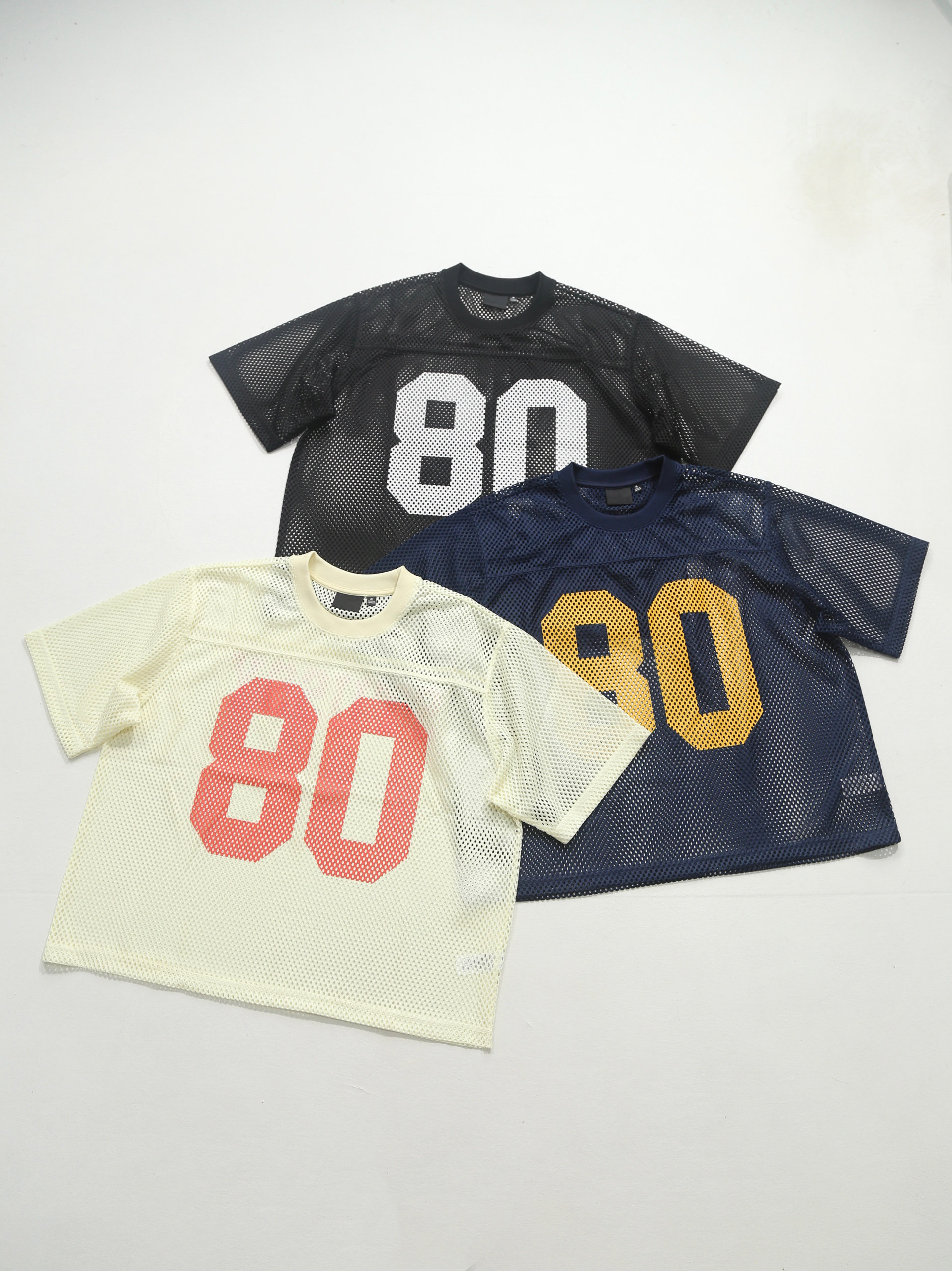 Футболка для регби из полой сетки Team Jersey 80, футболка с буквенным принтом и номером, мужская и женская футболка msw Изображение 1