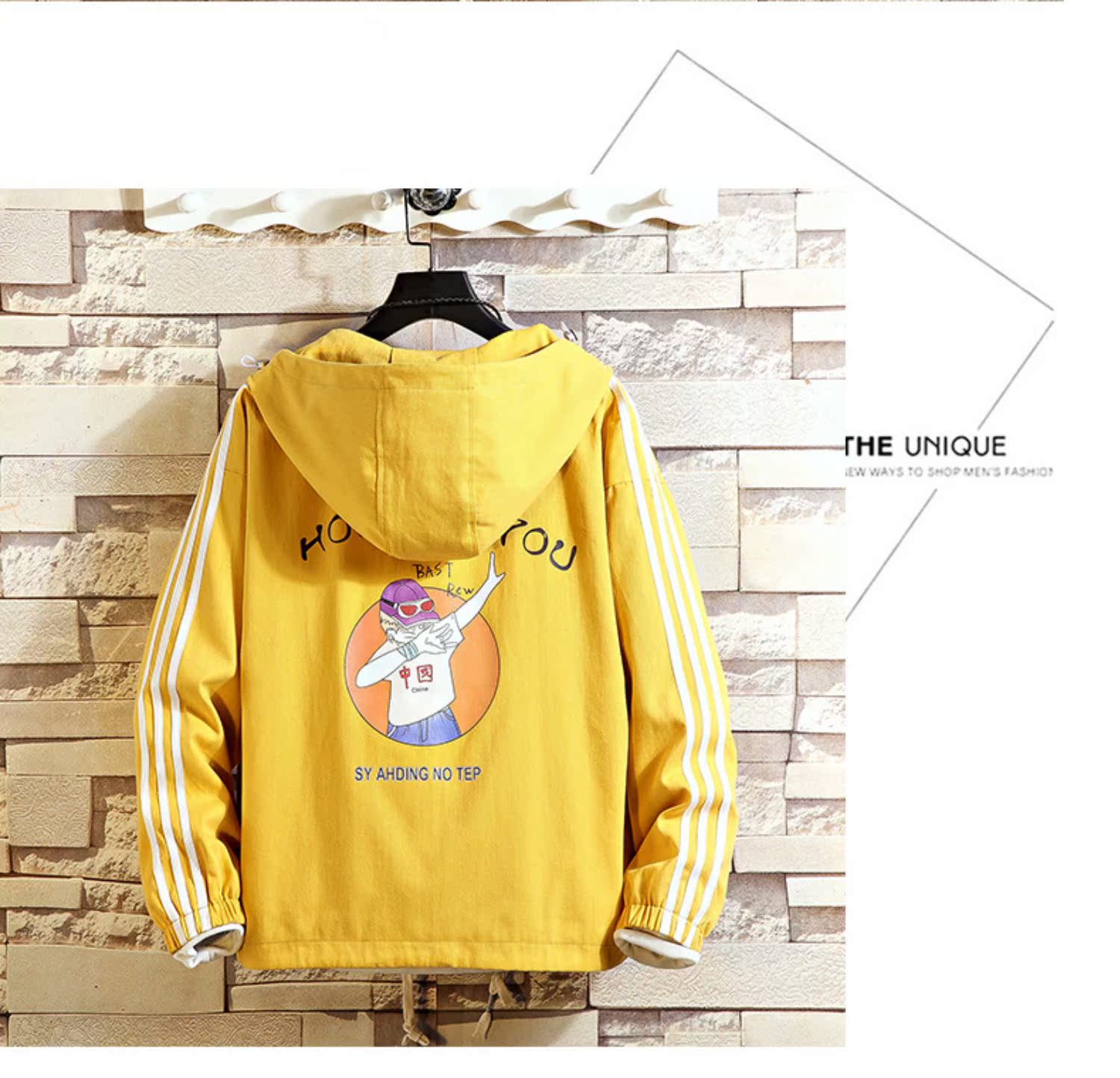 2019 mới mùa xuân và mùa thu thời trang nam áo khoác denim Phiên bản Hàn Quốc của xu hướng áo khoác trùm đầu áo sơ mi cotton lỏng - Cao bồi shop quần jean nam