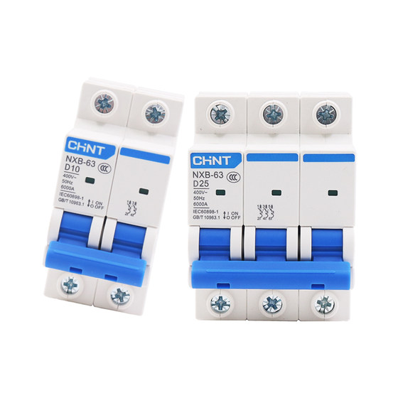 Chint D type NXB air switch DZ47 household small circuit breaker 6 air switch 123P4P103263A