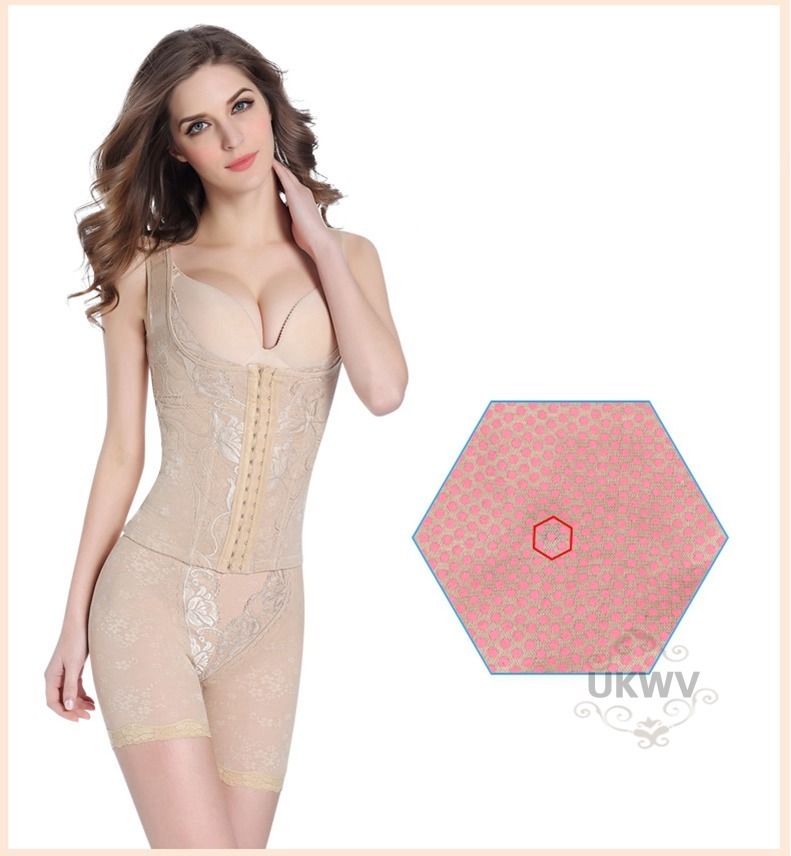 MOKATU Mokatu bộ đồ định hình cơ thể định hình quần áo bên trong cơ thể phụ nữ cơ thể bụng eo hông hông giảm béo bó ao lot