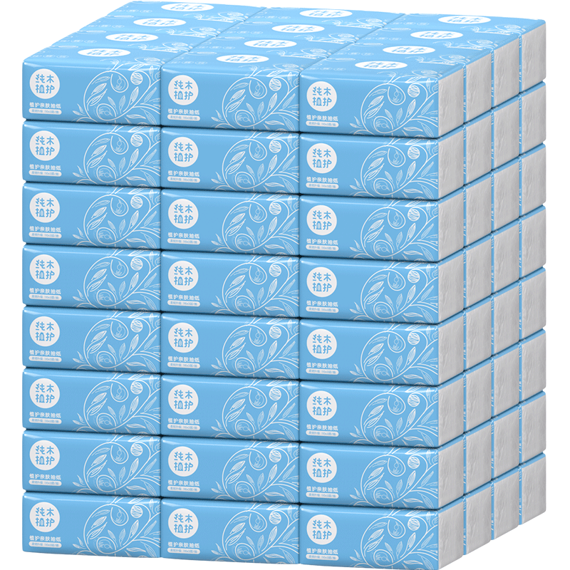 24 Packs of Care Extraction Style Toilet Paper Pumping Wholesale Promotion Home Dress Whole Box Affordable Home Special price Napkin Towel 400