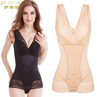 Mùa hè siêu mỏng bụng eo corset body-xây dựng sau sinh đốt mỡ giảm béo tạo tác làm đẹp cơ thể quần áo nữ đích thực - Một mảnh đồ lót